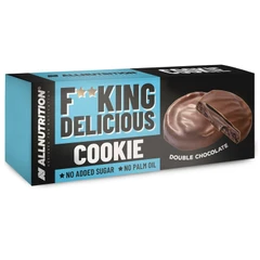 Allnutrition F**King Delicious Cookie - Double Chocolate - Диетичен Десерт, Вкус Двоен шоколад, Разфасовка 128g