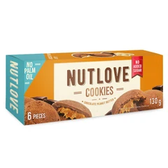 Allnutrition NutLove Cookie - Chocolate Peanut Butter - Диетичен Десерт, Вкус Шоколад и фъстъчено масло, Разфасовка 0.130kg