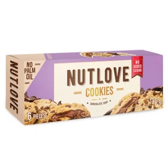 Allnutrition NutLove Cookie - Chocolate Chip - Диетичен Десерт, Вкус Бисквитка с шоколадови парченца, Разфасовка 0.130kg