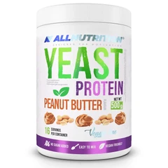 Allnutrition Yeast Protein - Вегетариански Протеин от Мая, Вкус Фъстъчено масло, Разфасовка 500g