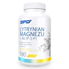 SFD Magnesium Citrate + B6 - Магнезий + Витамин B6, Разфасовка 180 tabs