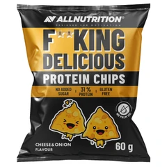 Allnutrition F**King Delicious Protein Chips - Протеинов Чипс, Вкус Сирене и лук, Разфасовка 60g