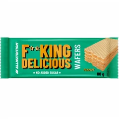 AllNutrition F**King Delicious Wafers - Вафла, Вкус Фъстъчено масло, Разфасовка 80g