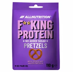 AllNutrition Protein Pretzels - Milk Chocolate Salted - Протеинови Претцел, Вкус Млечен шоколад, Разфасовка 110g
