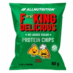 Allnutrition F**King Delicious Protein Chips Pizza - Протеинов Чипс, Вкус Пица, Разфасовка 60g