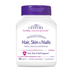 21st Century Hair, Skin & Nails - Формула за Коса, Кожа, Нокти, Разфасовка 50 tabs