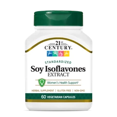 21st Century Soy Isoflavones Extract - Соеви Изофлавони, Разфасовка 60 caps