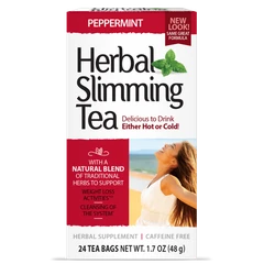 21st Century Herbal Slimming Tea - Peppermint - Чай за Отслабване, Вкус Мента, Разфасовка 24 bags