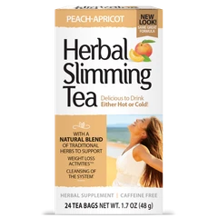 21st Century Herbal Slimming Tea - Peach Apricot - Чай за Отслабване, Вкус Праскова и кайсия, Разфасовка 24 bags
