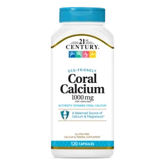 21st Century Coral Calcium 1000mg - Корал Калций, Разфасовка 120 caps