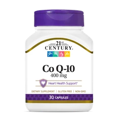 21st Century Co Q-10 400mg Caps - Коензим Q-10, Разфасовка 30 caps
