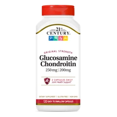 21st Century Glucosamine Chondroitin 250mg / 200mg - Original Strength - Ставен Комплекс, Разфасовка 120 caps