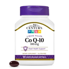 21st Century Co Q-10 100mg SGels - Коензим Q-10, Разфасовка 90 sgels