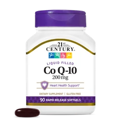 21st Century Co Q-10 200mg SGels - Коензим Q-10, Разфасовка 90 sgels