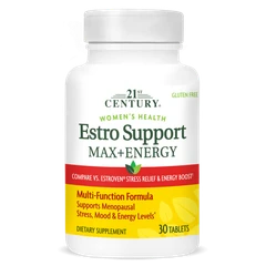 21st Century Estro Support Max + Energy - Естроген Комплекс, Разфасовка 30 tabs