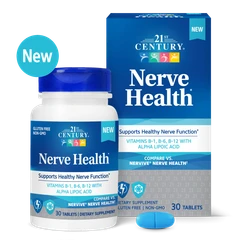 21st Century Nerve Health - Формула за Нервната Система, Разфасовка 30 tabs