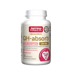 Jarrow Formulas Ubiquinol - QH-absorb® 200mg - Убихинол, Разфасовка 30 sgels