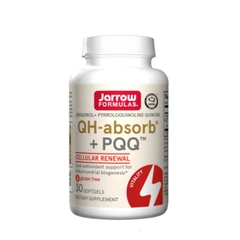 Jarrow Formulas Ubiquinol+PQQ - QH-absorb® + PQQ™ - Убихинол, Разфасовка 30 sgels