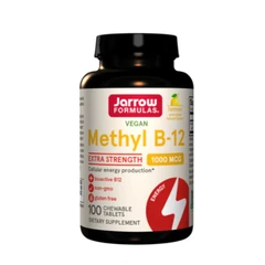 Jarrow Formulas Methyl B-12 1000 - Витамин B12, Вкус Лимон, Разфасовка 100 Chew tabs