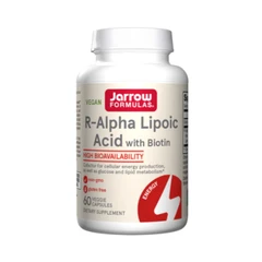Jarrow Formulas R-Alpha Lipoic Acid 100mg + Biotin - Алфа Липоева Киселина + Биотин, Разфасовка 60 caps