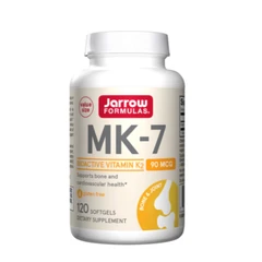 Jarrow Formulas MK7 (K2) 90mcg - Витамин K, Разфасовка 120 sgels