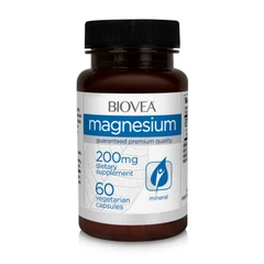 Biovea Magnesium 200mg - Магнезий, Разфасовка 60 caps