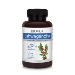 Biovea Ashwagandha 572mg - Ашваганда, Разфасовка 120 tabs