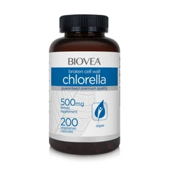 Biovea Chlorella 500mg - Хлорела, Разфасовка 200 caps
