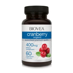 Biovea Cranberry Organic - Червена Боровинка, Разфасовка 60 caps