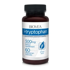 Biovea L-Tryptophan 500mg - Триптофан, Разфасовка 60 caps