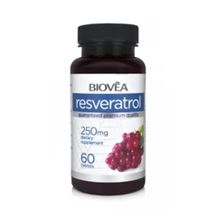 Biovea Resveratrol 250mg - Ресвератрол, Разфасовка 60 tabs