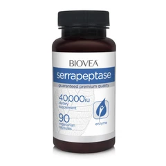 Biovea Serrapeptase 40 000IU - Серапептаза, Разфасовка 90 caps