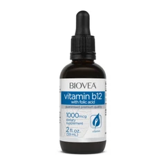 Biovea Vitamin B12 with Folic Acid Drops - Витамин B12 + Фолиева Киселина, Разфасовка 59ml