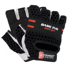 Power System Fitness Gloves Basic Evo - Red - Фитнес Ръкавици, Цвят Червен, Размер L