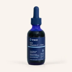 Trace Minerals Zinc + Vitamin C - Цинк + Витамин C, Разфасовка 59ml