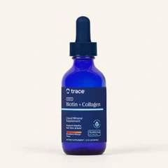 Trace Minerals Ionic Biotin + Collagen 75,000mcg - Йонен Биотин + Колаген, Разфасовка 59ml