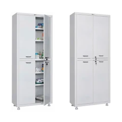 Метален медицински шкаф PROMET - МД 2 1670 SS