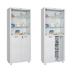 Метален медицински шкаф PROMET - МД 2 1670 SG