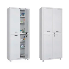 Метален медицински шкаф PROMET - МД 2 1780 SS