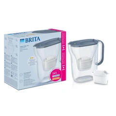 Пакет филтрираща кана BRITA Стайл КУЛ Essential LED /КАМЕННО СИН/ 2,4 л. с 2 филтърa МакстраПРО