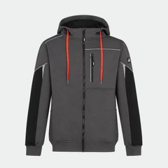 Суитшърт с цип BWOLF DAYTONA Hoodie, антрацит цвят, размер XL
