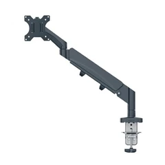 Стойка (рамо) за монтиране на монитор LEITZ ERGO единично, метал, от 17"-32", 9 кг, сиво