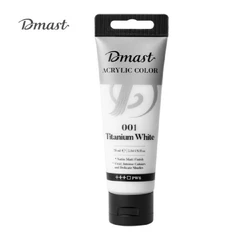 Акрилна боя Deli DMAST EC330-TW, 75 мл, в тубичка, 001 титаниево бял