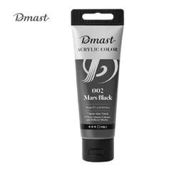 Акрилна боя Deli DMAST EC330-MB, 75 мл, в тубичка, 002 марс черно