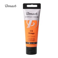 Акрилна боя Deli DMAST EC330-OR, 75 мл, в тубичка, 114 оранжев