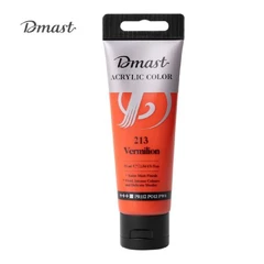 Акрилна боя Deli DMAST EC330-VM, 75 мл, в тубичка, 213 червен портокал