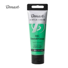 Акрилна боя Deli DMAST EC330-EG, 75 мл, в тубичка, 502 изумрудено зелен