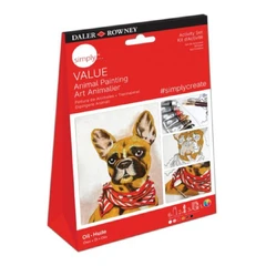 Креативен комплект DALER-ROWNEY Activity Set, Animal, с маслени бои