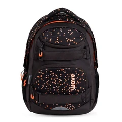 Ученическа раница Belmil WAVE Dots Blooms за над 10 г, за момиче, 4 отделения