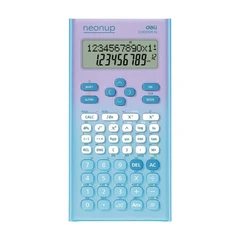 Научен калкулатор Deli Neonup ED300SR-N, 300 функции, 10+2 dgt, 162х82х20 мм, синьо-лилав